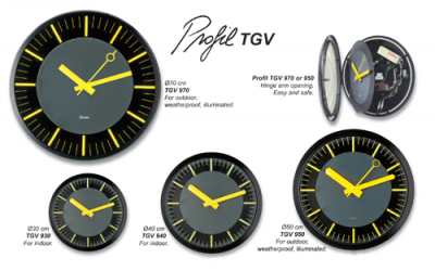 Analog Saatler - Profil TGV Serisi